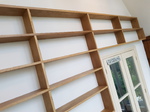 bespoke  oak bookshelves